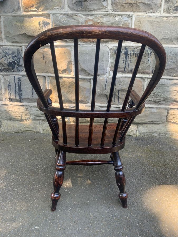 Antique Antique Childs Ash & Elm Windsor Chair