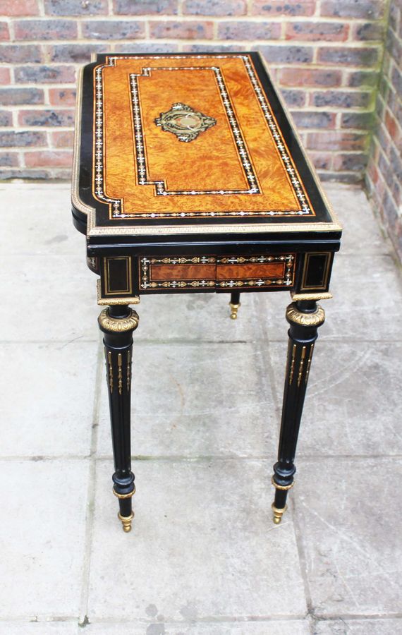 Antique 19th century french card table