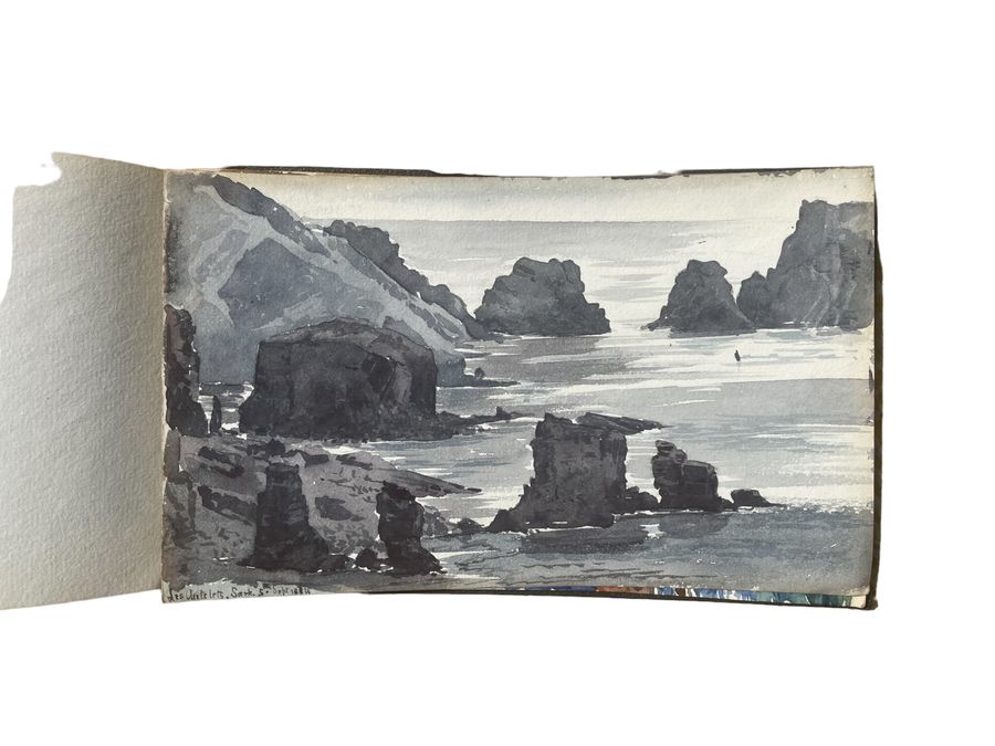 Antique Collection of antique watercolours of Guernsey