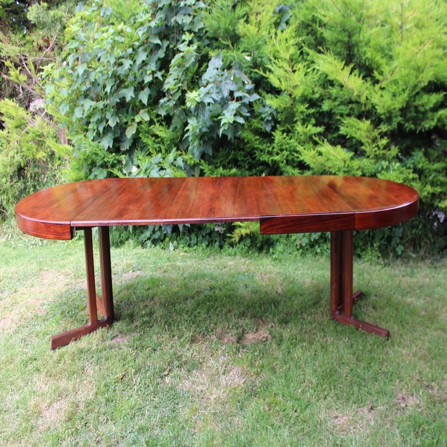 Antique Midcentury Roswood Table attributed toJohannes Andersen 