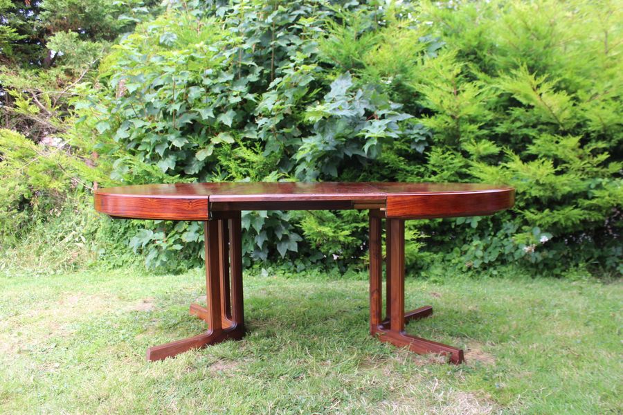 Antique Midcentury Roswood Table attributed toJohannes Andersen 