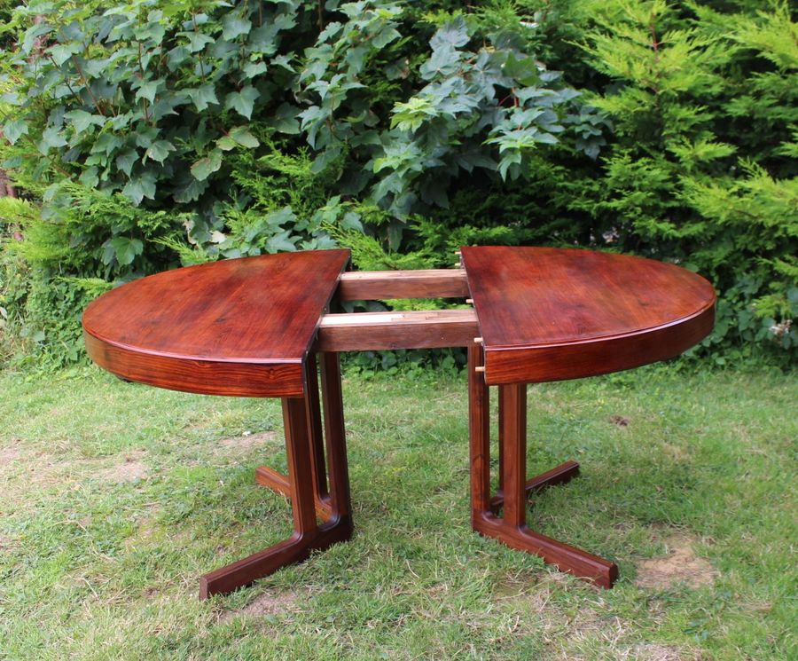 Antique Midcentury Roswood Table attributed toJohannes Andersen 