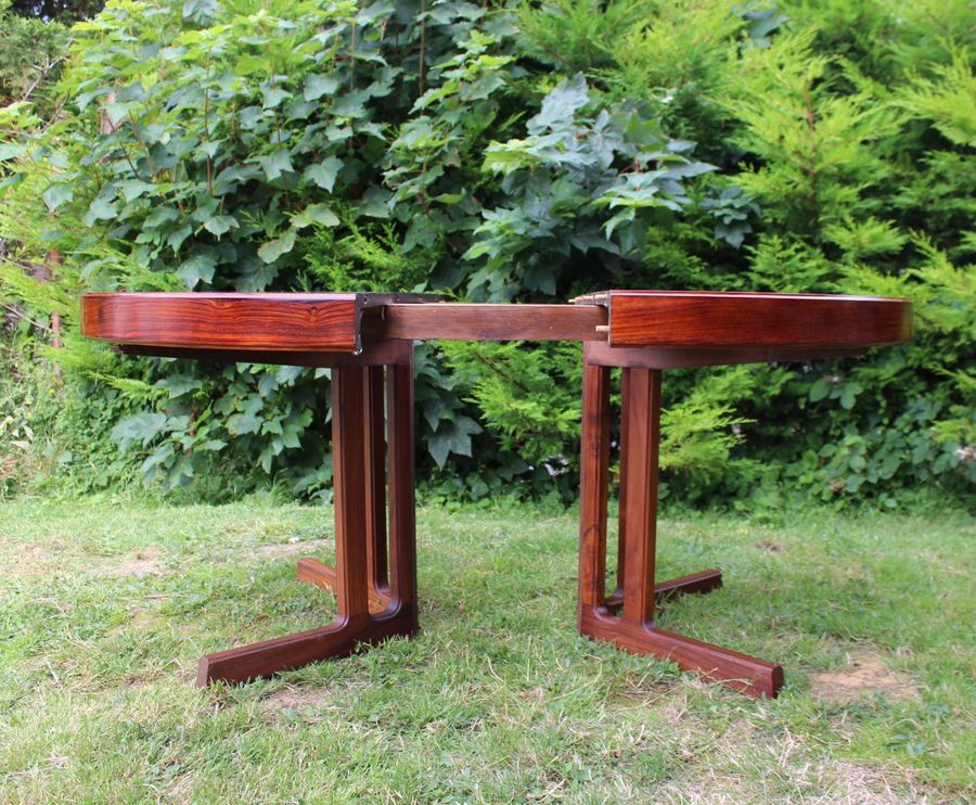 Antique Midcentury Roswood Table attributed toJohannes Andersen 