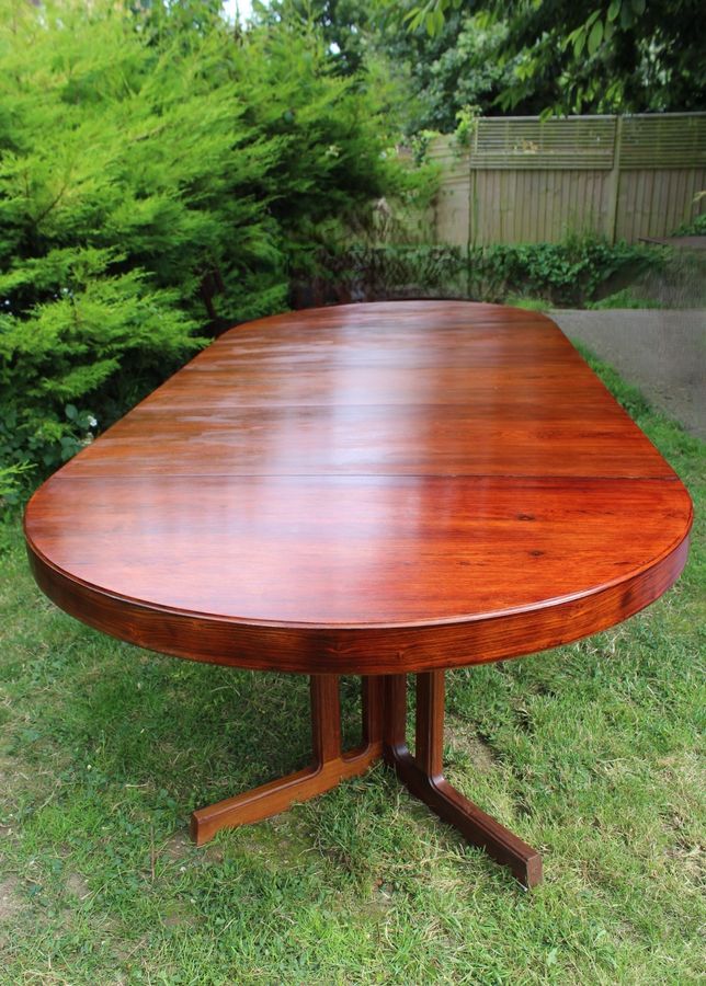 Antique Midcentury Roswood Table attributed toJohannes Andersen 