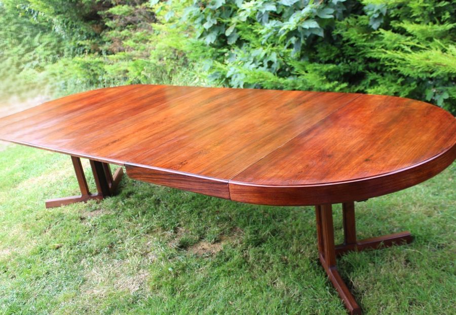 Antique Midcentury Roswood Table attributed toJohannes Andersen 