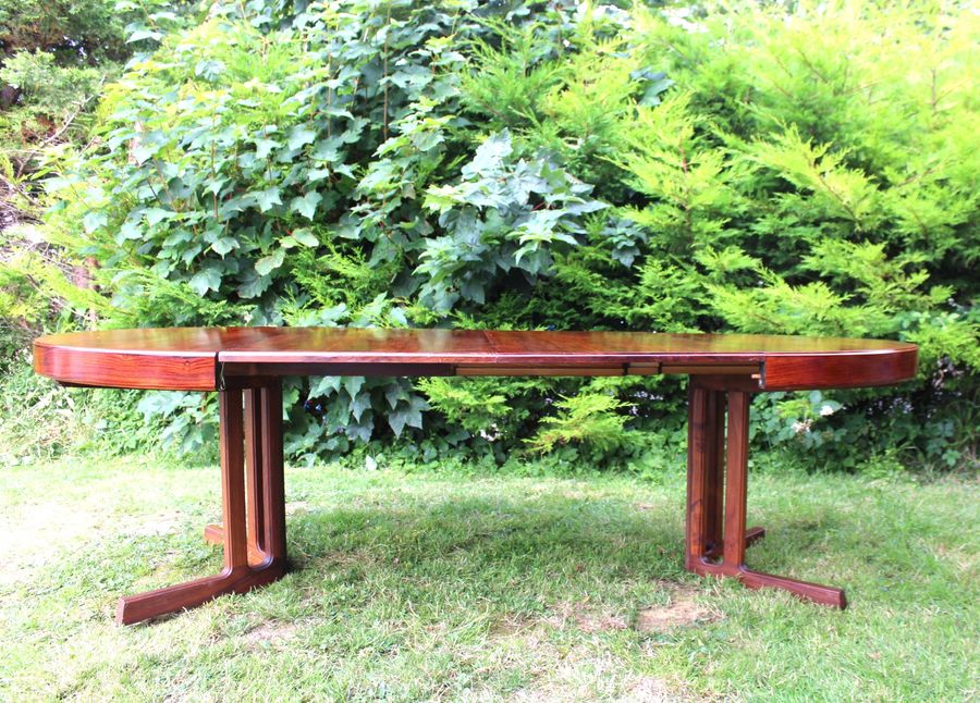 Antique Midcentury Roswood Table attributed toJohannes Andersen 