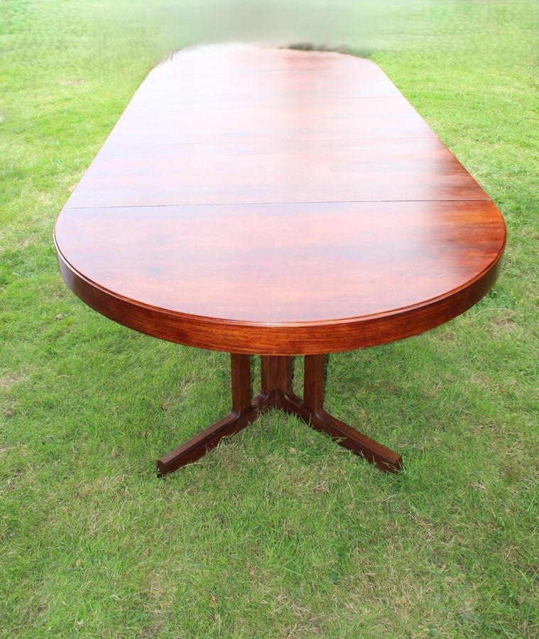 Antique Midcentury Roswood Table attributed toJohannes Andersen 