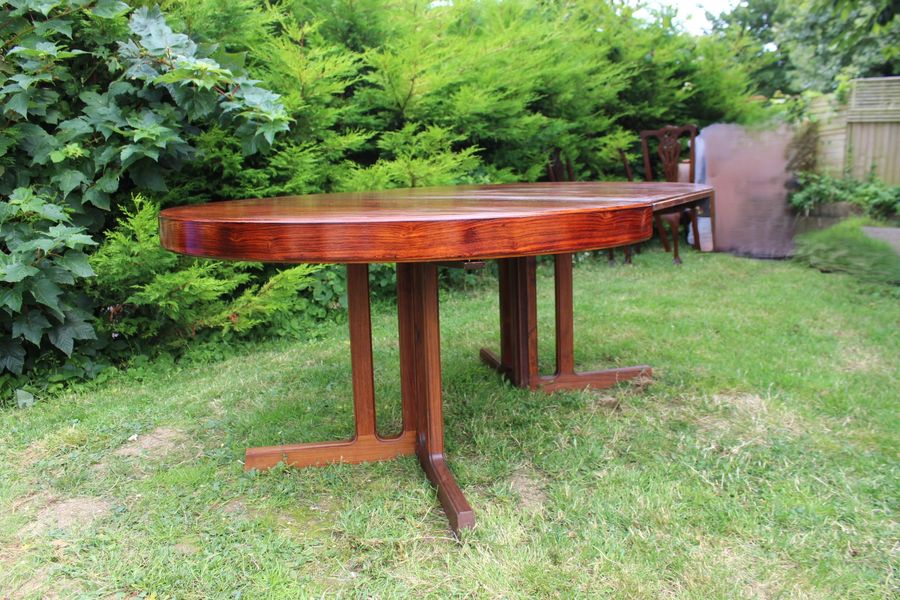 Antique Midcentury Roswood Table attributed toJohannes Andersen 