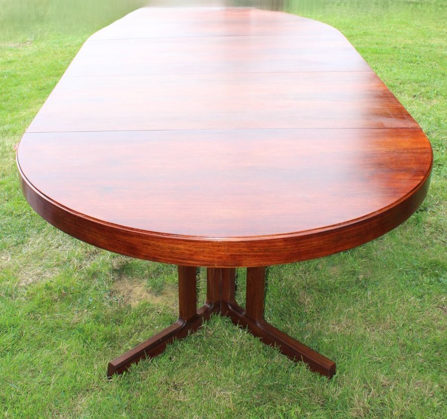 Antique Midcentury Roswood Table attributed toJohannes Andersen 