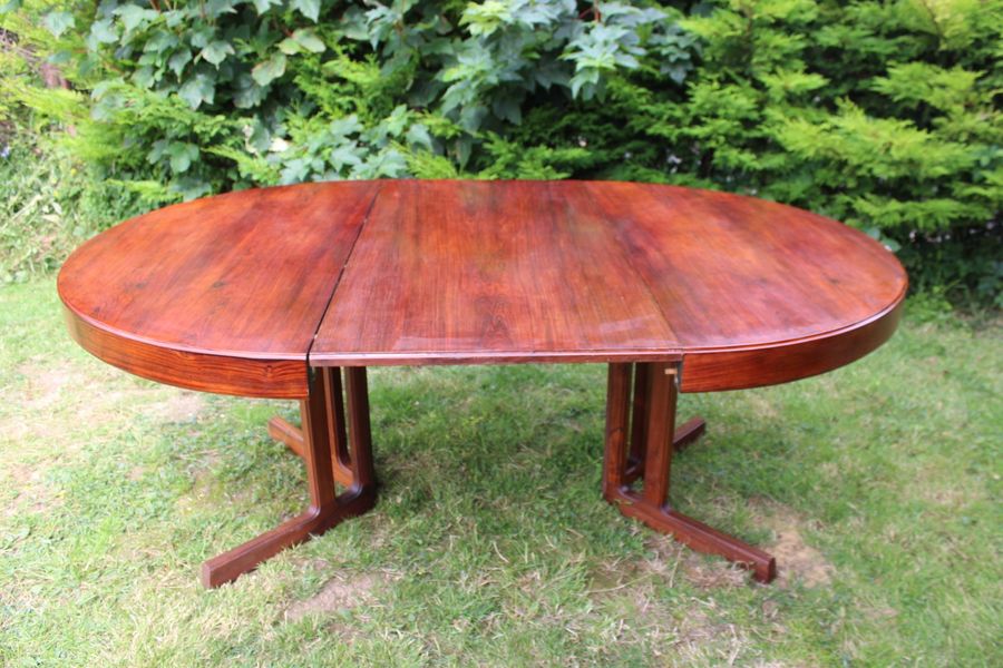 Antique Midcentury Roswood Table attributed toJohannes Andersen 