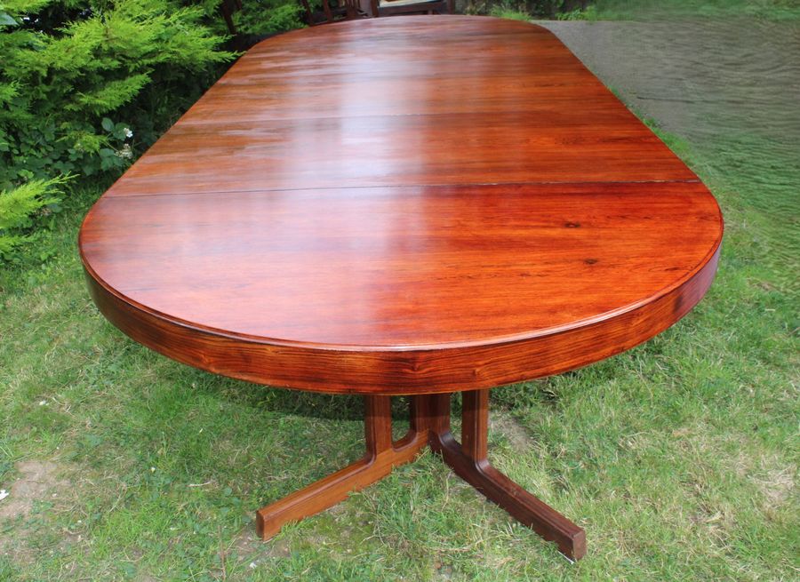 Antique Midcentury Roswood Table attributed toJohannes Andersen 