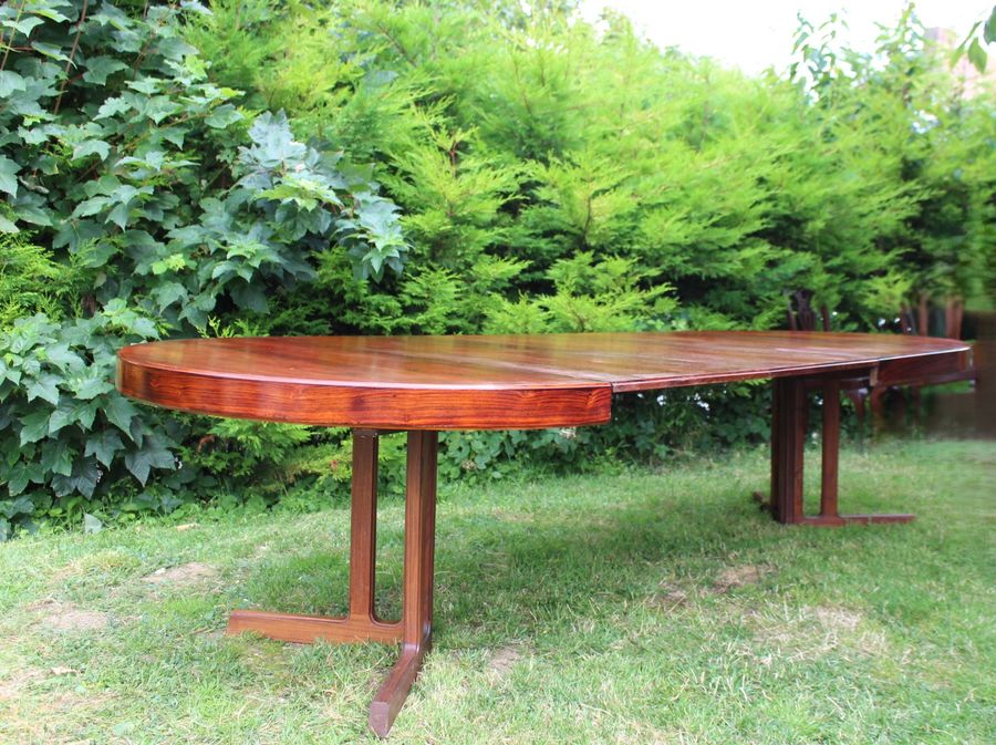 Antique Midcentury Roswood Table attributed toJohannes Andersen 