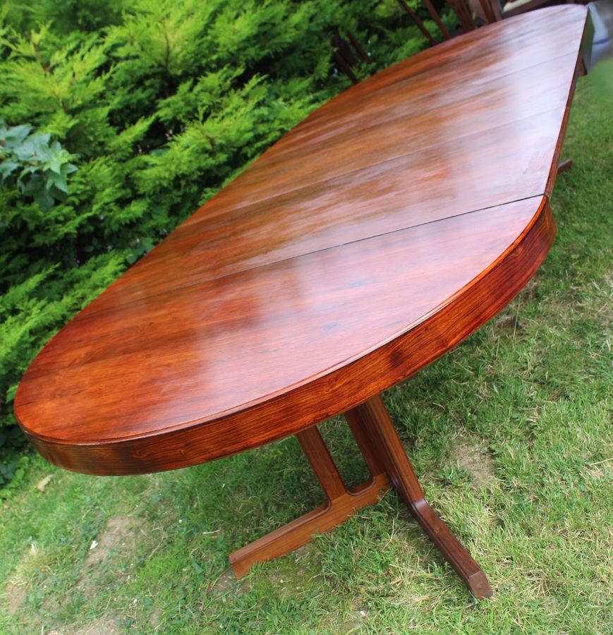 Antique Midcentury Roswood Table attributed toJohannes Andersen 