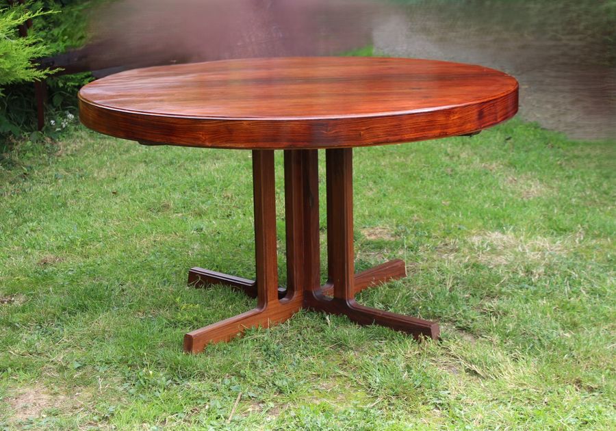 Antique Midcentury Roswood Table attributed toJohannes Andersen 