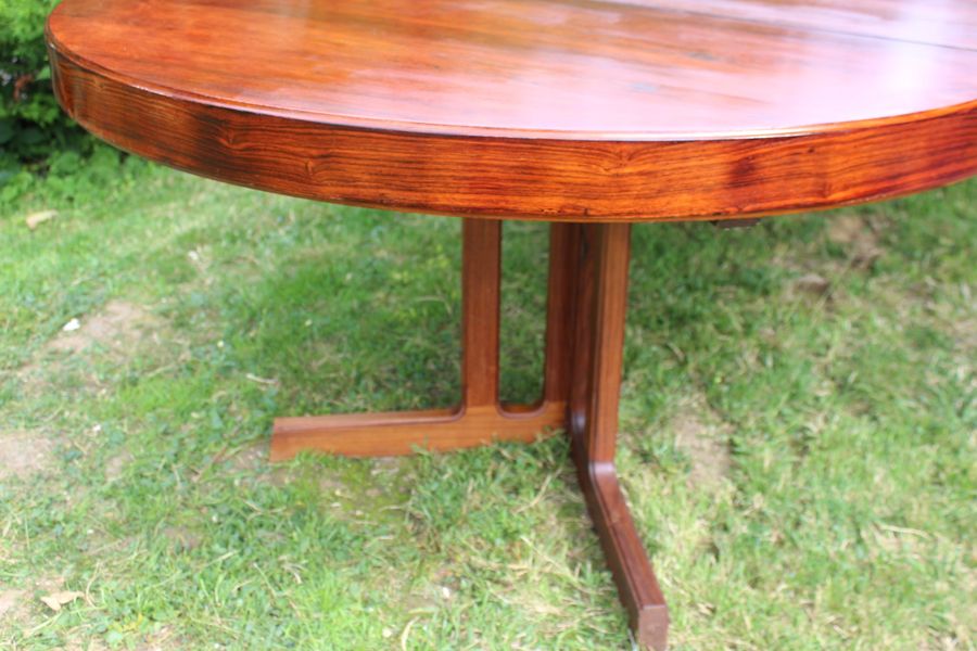 Antique Midcentury Roswood Table attributed toJohannes Andersen 