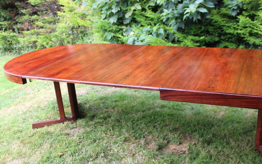 Antique Midcentury Roswood Table attributed toJohannes Andersen 