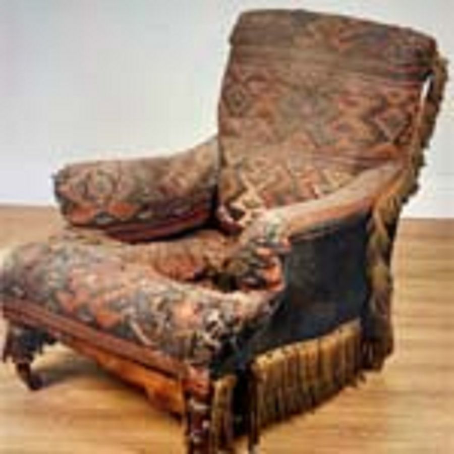Antique 19th Century Armchair Maple & Co
