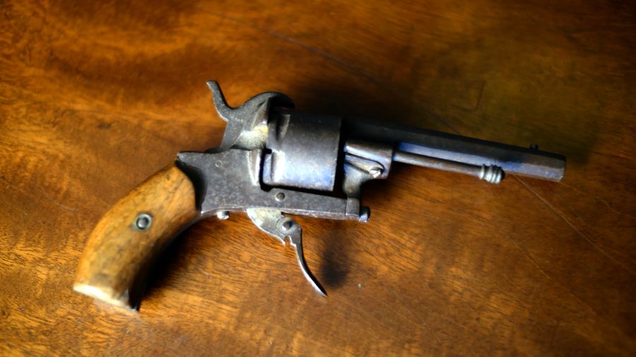 Antique Antique Pinfire Pistol Revolver handgun
