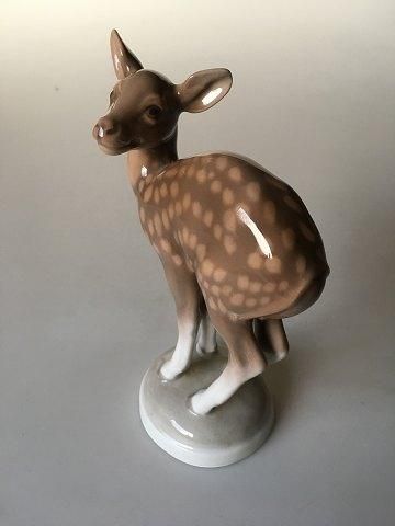 Antique Bing & Grondahl Figurine Deer on Base No 1929
