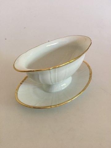 Antique Bing & Grondahl Offenbach Gravy Boat with attached under plate No 8/311