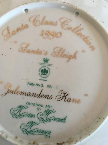 Antique Bing & Grondahl Santa Clause Collection 1990 Plate 