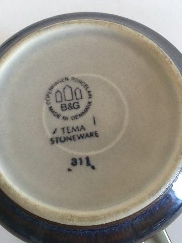 Antique Bing & Grondahl Stoneware Tema Sauce Pot No 311