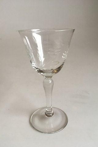 Wien Antik, Lyngby Glas, Denmark, Seven Clear Port Wine Glasses