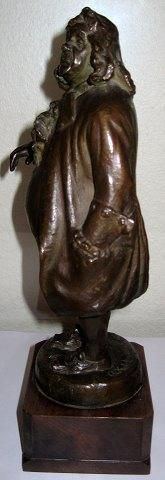 Antique Axel Locher Bronce figurine of 