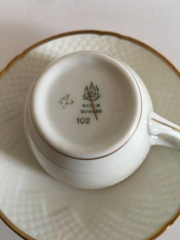 Antique Bing & Grondahl Aakjaer Coffee Cup and Saucer No 102.