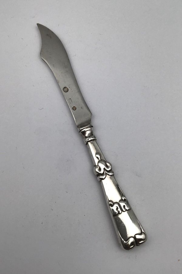 Antique Danish Silver Fruit Knife (Full Silver)
