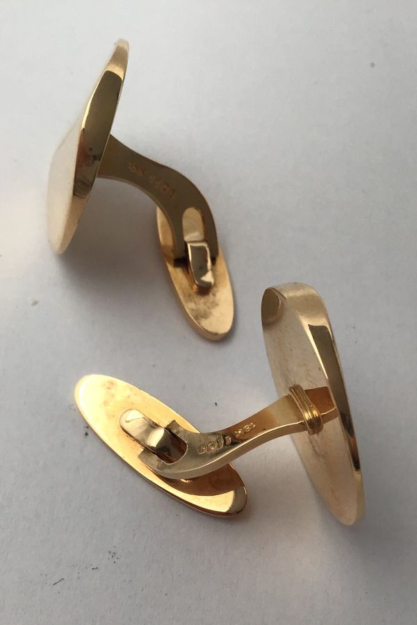 Antique Georg Jensen 18K Gold Cufflinks No. 1106