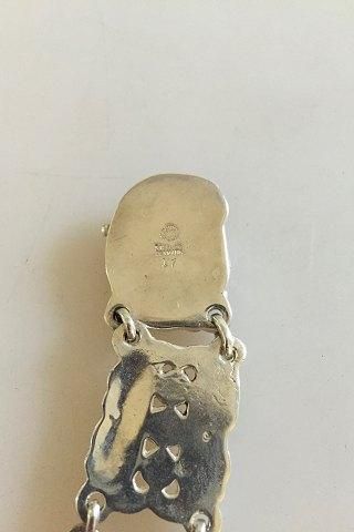 Antique Georg Jensen Sterling Silver 'Pidgeon' Bracelet No 17