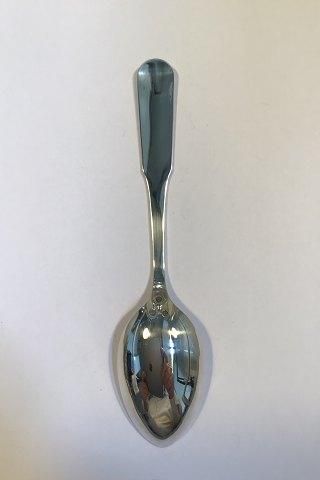 Antique Georg Jensen Silver Rope Dessert Spoon No 021