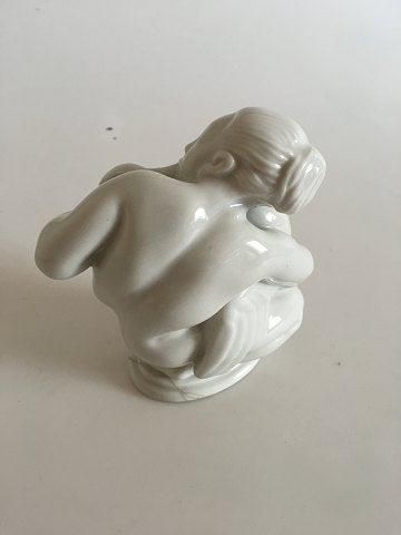 Antique Kai Nielsen Leda and the Swan Figurine