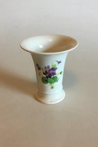 Antique Meissen Vase. White with lower decoration