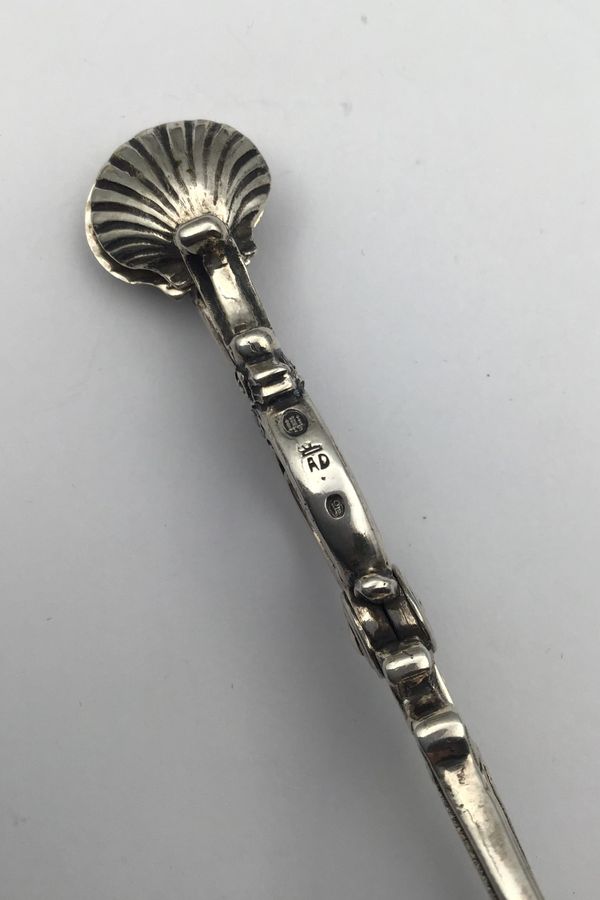 Antique A Dragsted Silver Sugar Tongs (1919)