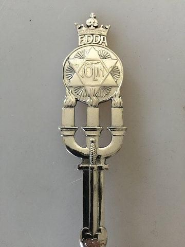 Antique A. Dragsted Serving Spoon Loge Edda Jolin fra 1926