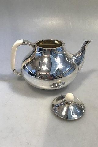 Antique A. F. Rasmussen Sterling Silver Tea Pot