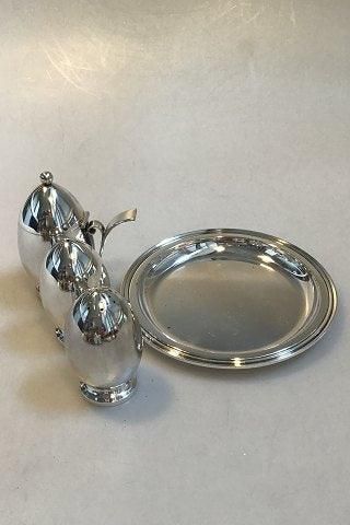Antique A. F. Rasmussen Silver/Sterling Silver Cruet Set