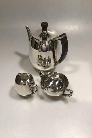 Antique Aage Weimar, Sterling Silver, Coffee set (3)