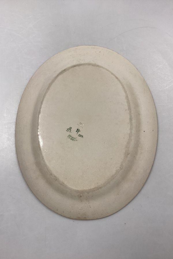 Antique Aluminia Golden Rain (Laburnum) Oval Dish No. 10/212