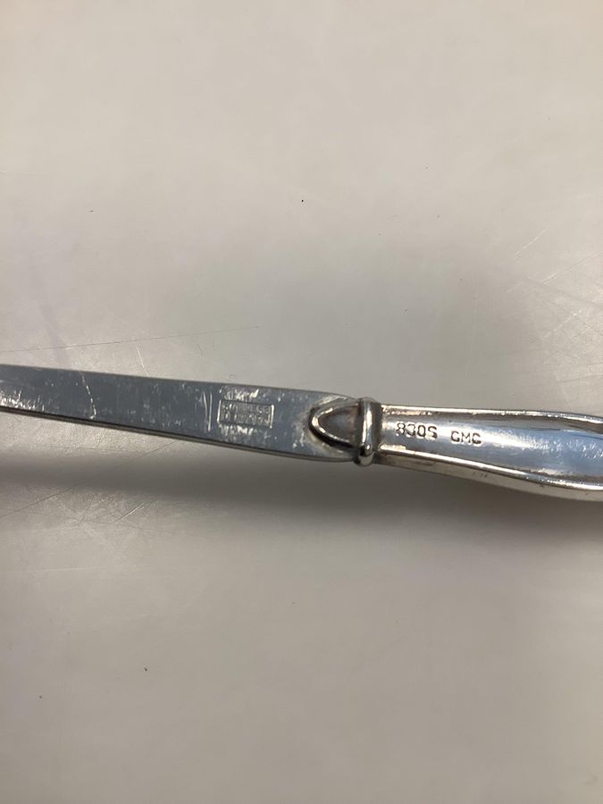 Antique Ambrosius Silver Sugar / measuring spoon