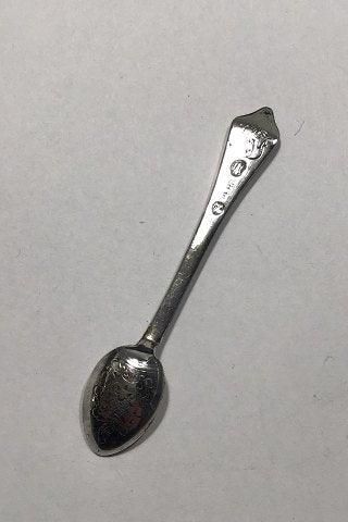 Antique Antik Silver Salt Spoon