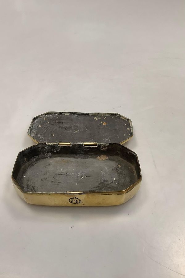 Antique Antique Snuff Box in Brass