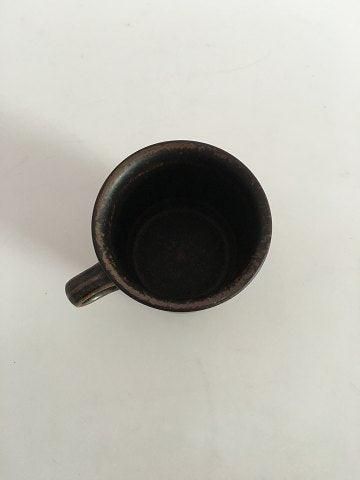 Antique Arabia Stoneware Ruska Coffee Mug with Saucer
