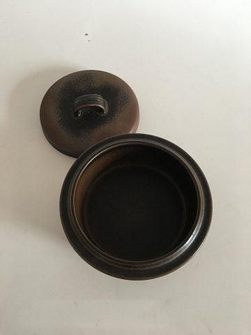Antique Arabia Stonware. Ruska Sauce Bowl with Lid