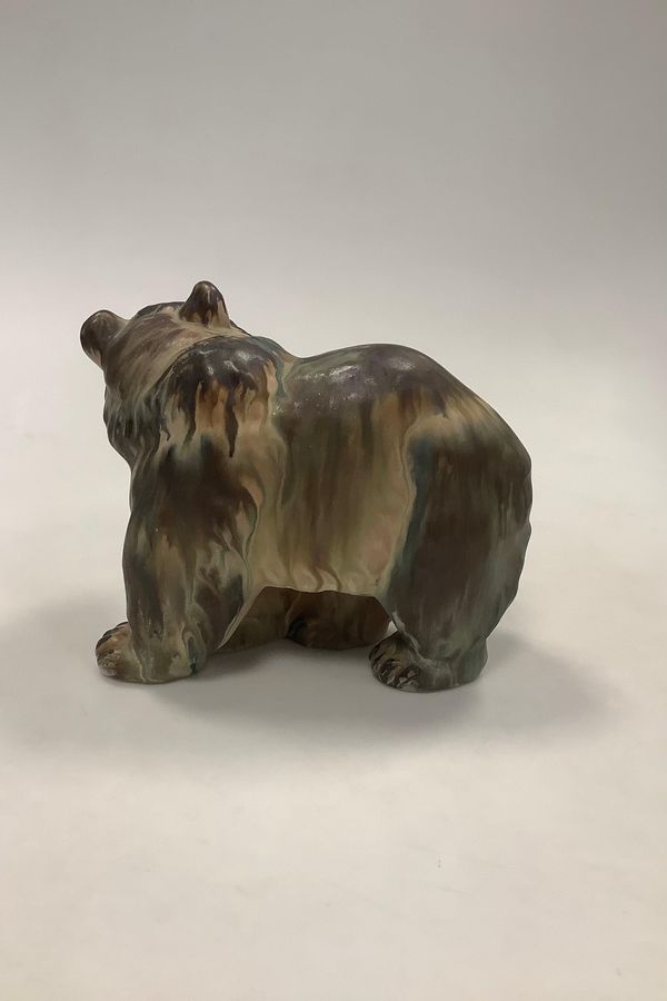 Antique Arne Ingdam Stoneware figure of Bear