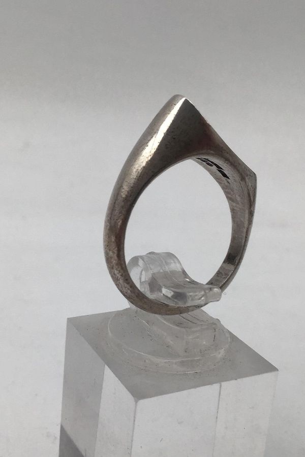 Antique Arne Johansen Sterling Silver Modern Ring