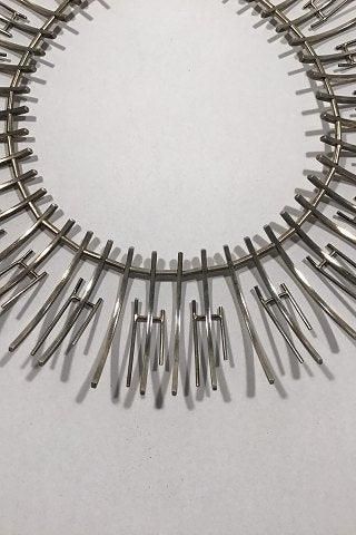 Antique Bent Knudsen Modernist Sterling Silver Necklace No 197