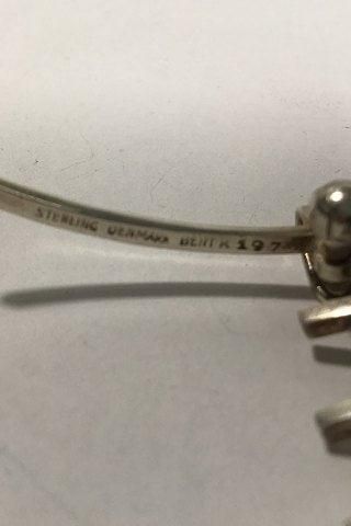 Antique Bent Knudsen Modernist Sterling Silver Necklace No 197